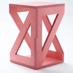Sgabello Pitagora Red di Antonio Saporito
