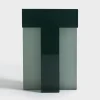Sgabello Plus in resina verde