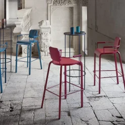 Sgabello Rock Red di Marc Sadler
