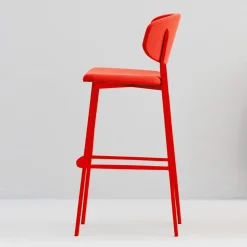 Sgabello rosso Wround R&S Billiani
