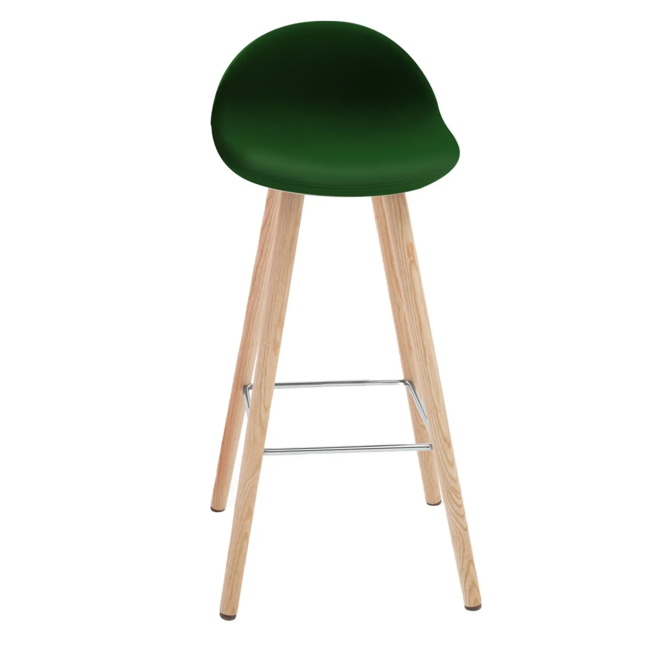 Sgabello Ted Forest-Green di Basaglia + Rota Nodari