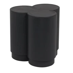 Sgabello Trinity nero
