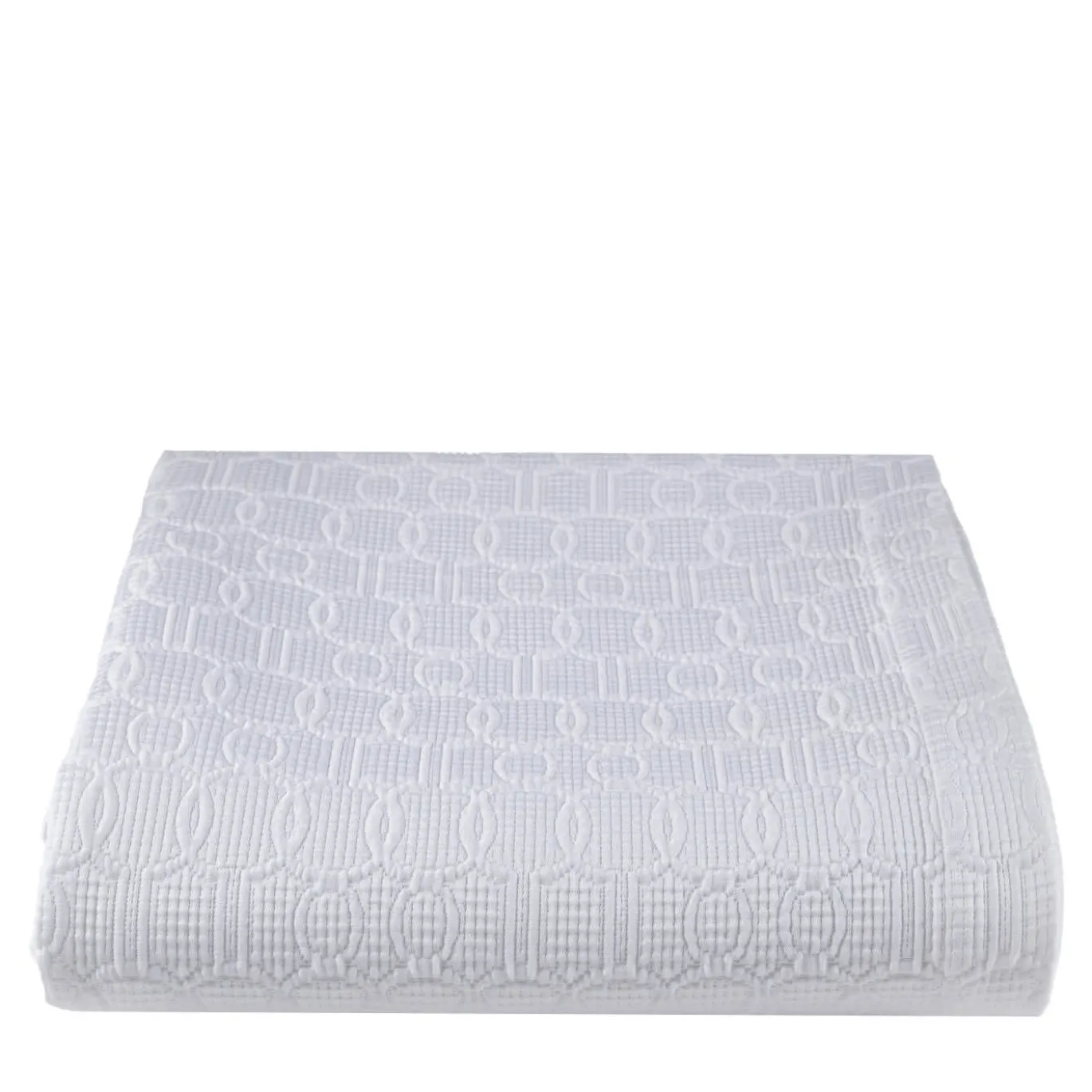 Shangri-La Piquet Copriletto bianco
