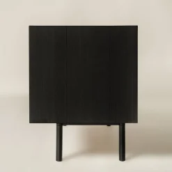 Sipario Credenza bassa a 3 ante in frassino nero