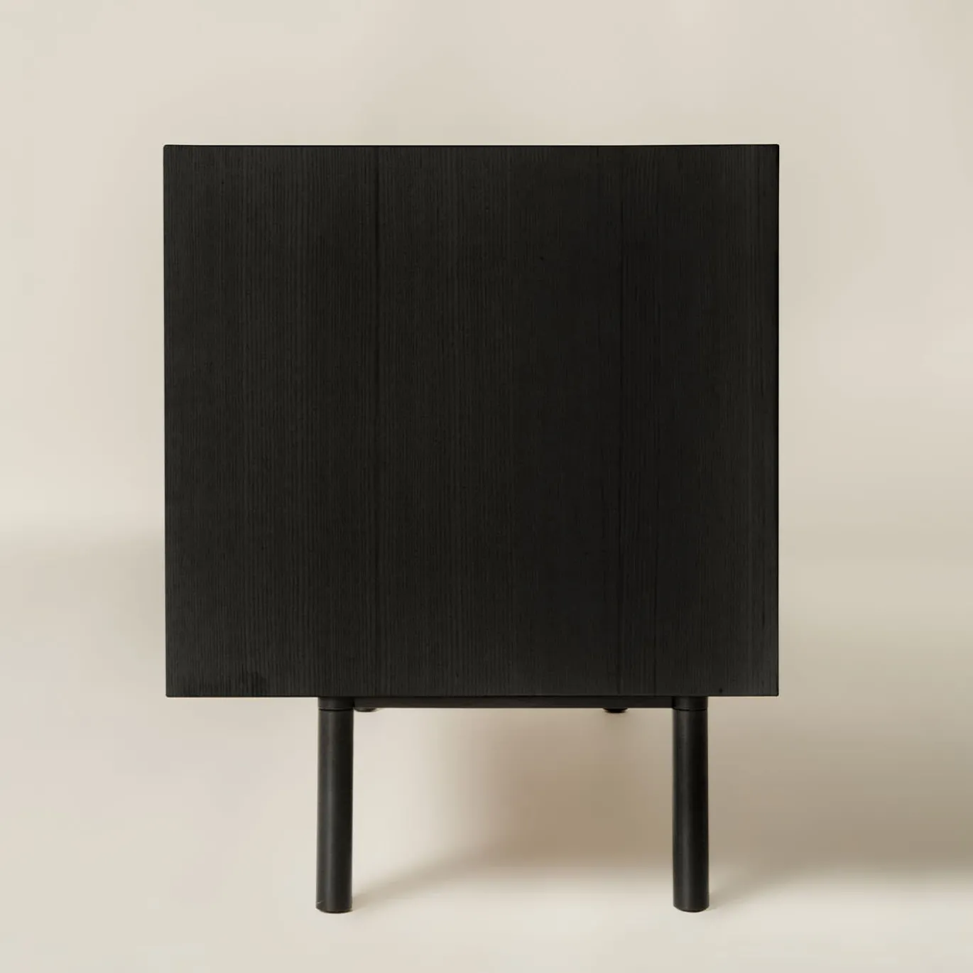 Sipario Credenza bassa a 3 ante in frassino nero
