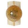 Soffio Lampada da parete Amber Craquelé in vetro