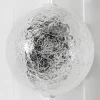 Soffio Lampada da parete Transparent Craquelé in vetro