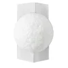 Soffio Lampada da parete White Cotisso in vetro