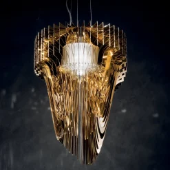 Sospensione Aria Gold Small di Zaha Hadid