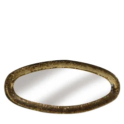 Specchio a parete Atollo Gold