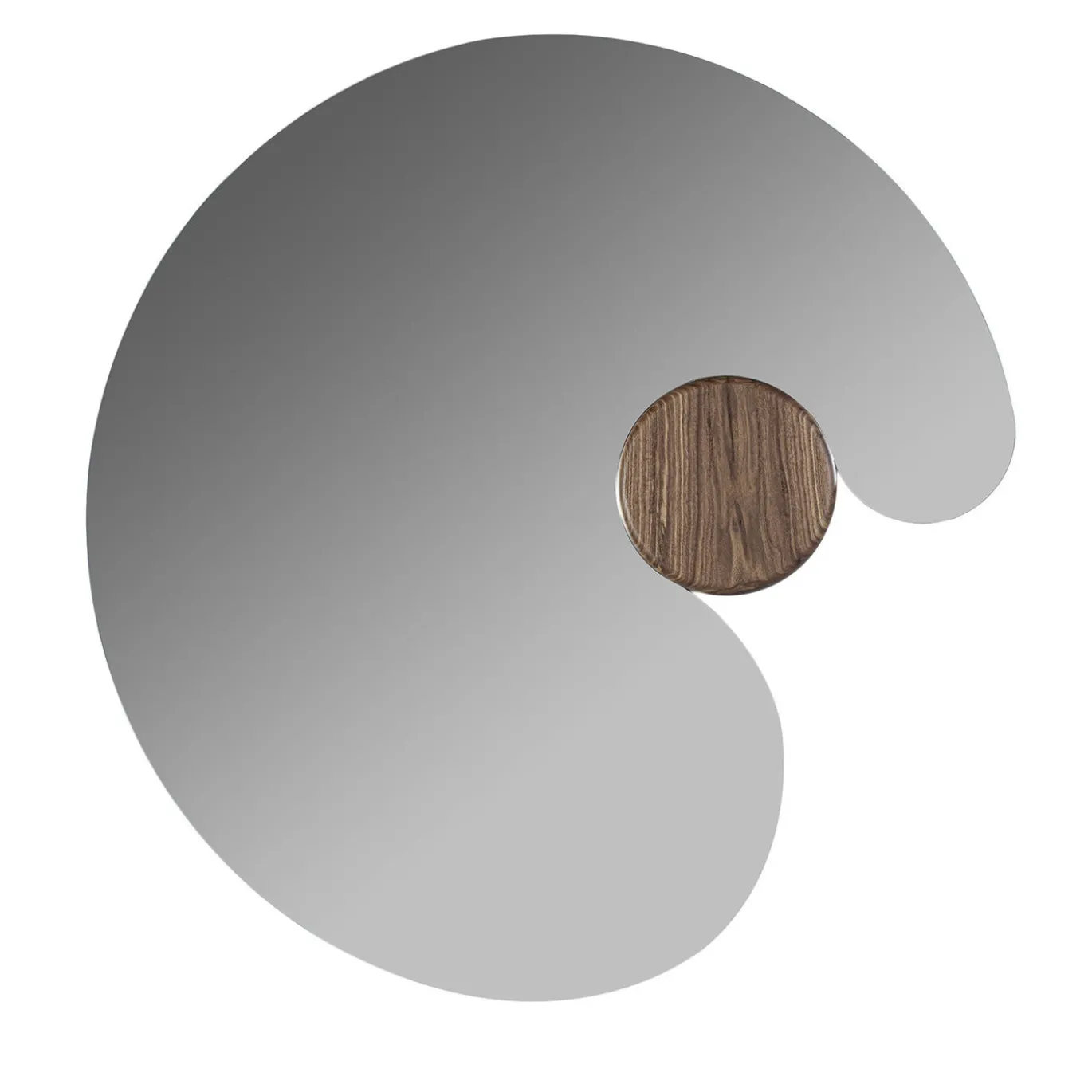 Specchio da parete con inserto in legno Onirico