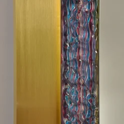 Specchio da parete in vetro di Murano Casanova