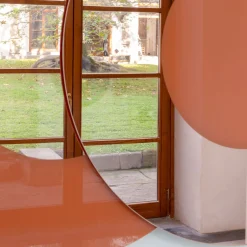 Specchio da parete Minima Collection Super Big 2 Rosa e Pesca