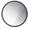 specchio da parete ublo in rovere nero