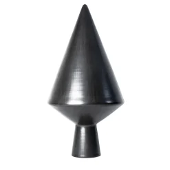 Specchio da tavolo Nero 52 bucchero di Studio Lievito e Maddalena Vantaggi
