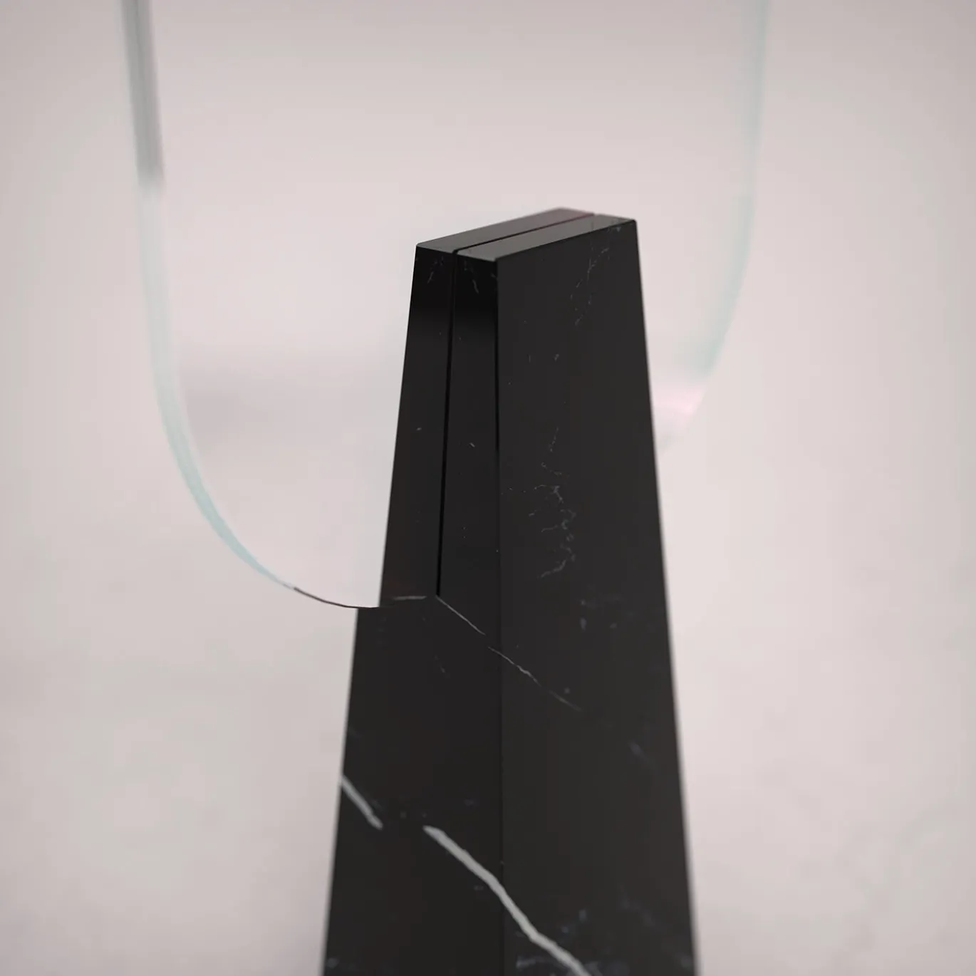 Specchio da tavolo Ophelia Black Marquina