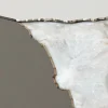 Specchio da Terra Immersione in marmo bianco di Carrara