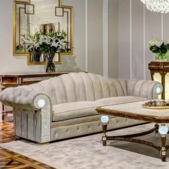 Specchio d'oro a forma di croce