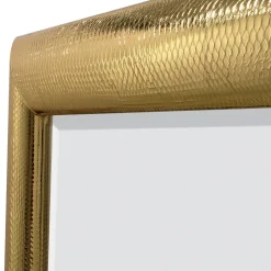 Specchio in oro di pitone