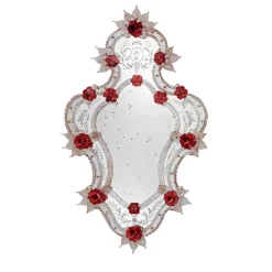 Specchio in vetro di Murano Venier