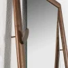 Specchio Oblique Marrone
