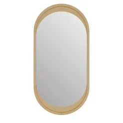 Specchio ovale d'oro Eclipse