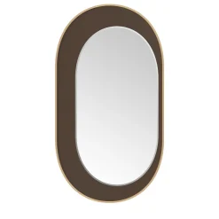 Specchio ovale marrone Eclipse