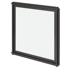 Specchio quadrato nero Structura