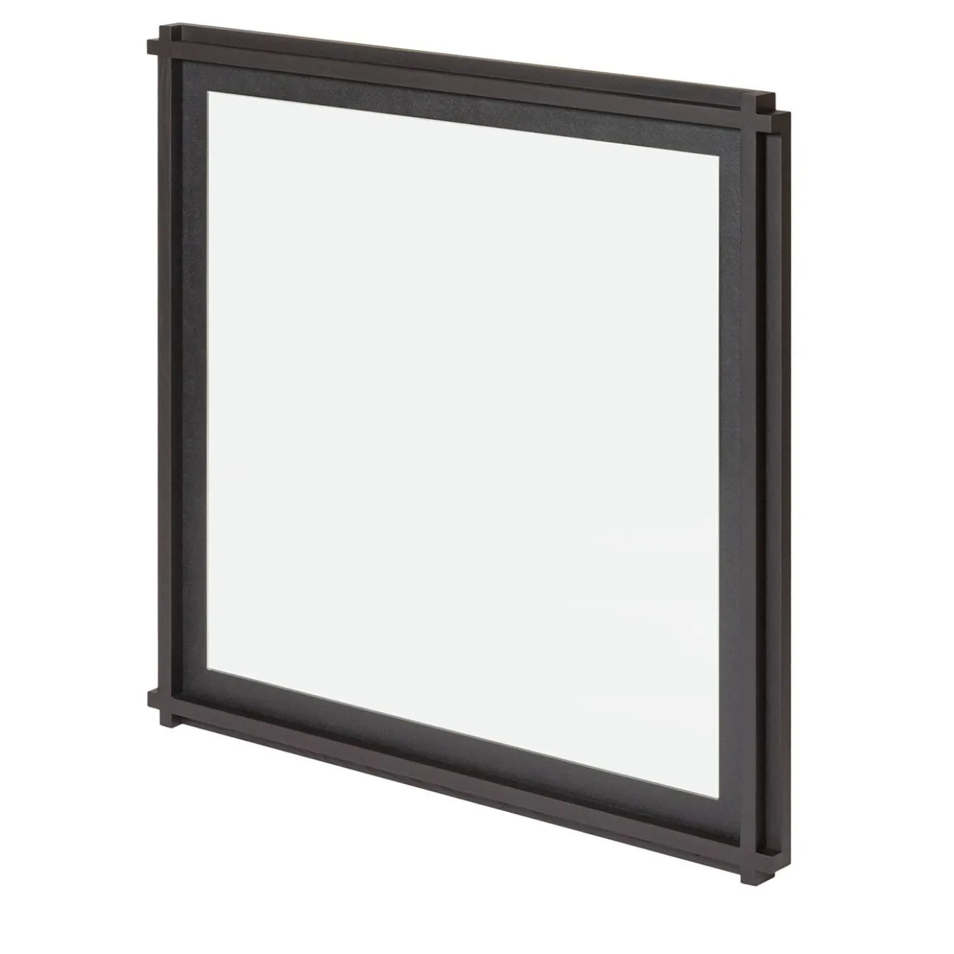 Specchio quadrato nero Structura