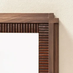 Specchio quadrato Structura Crisscross Brown