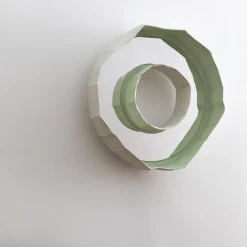 Specchio Reflections Ring Aura 50 Bianco e Verde