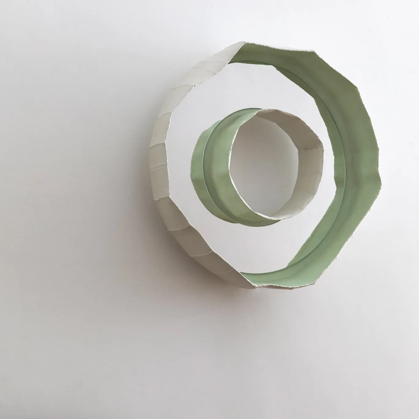 Specchio Reflections Ring Aura 50 Bianco e Verde