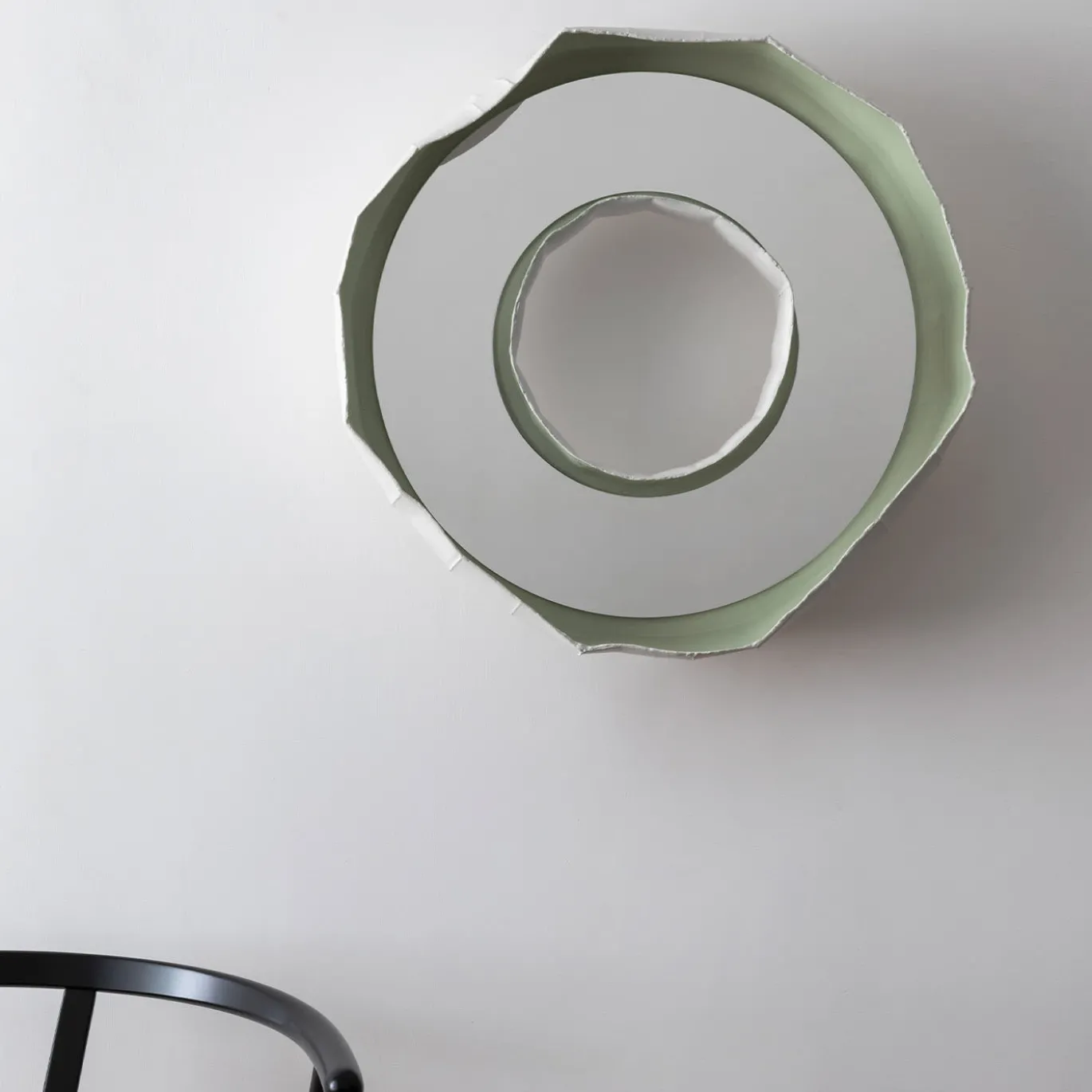 Specchio Reflections Ring Aura 50 Bianco e Verde