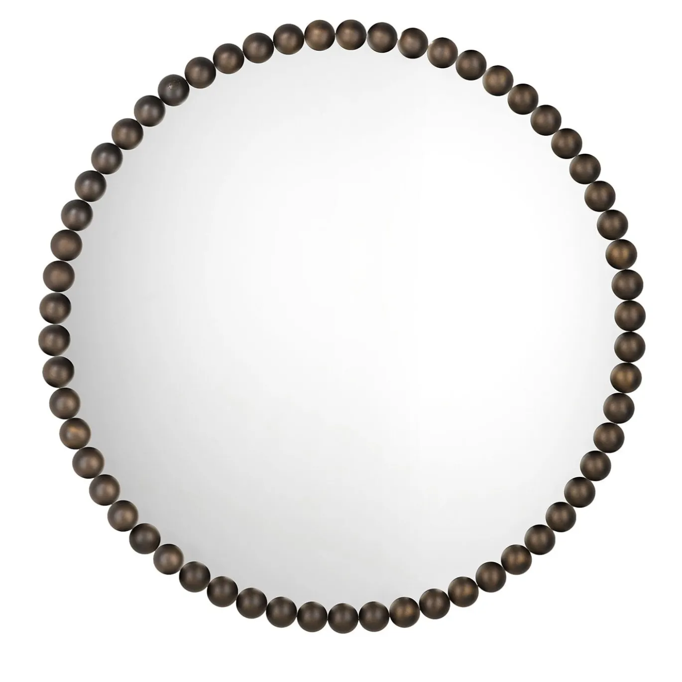 Specchio rotondo grande in bronzo Gioiello di Nika Zupanc