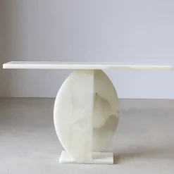 SSC105 Console scultorea in marmo onice