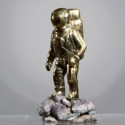 Statuetta Astronauta in bronzo