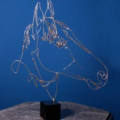 Statuetta di cavallo in bronzo