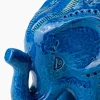 Statuetta Elefante Blu di Aldo Londi