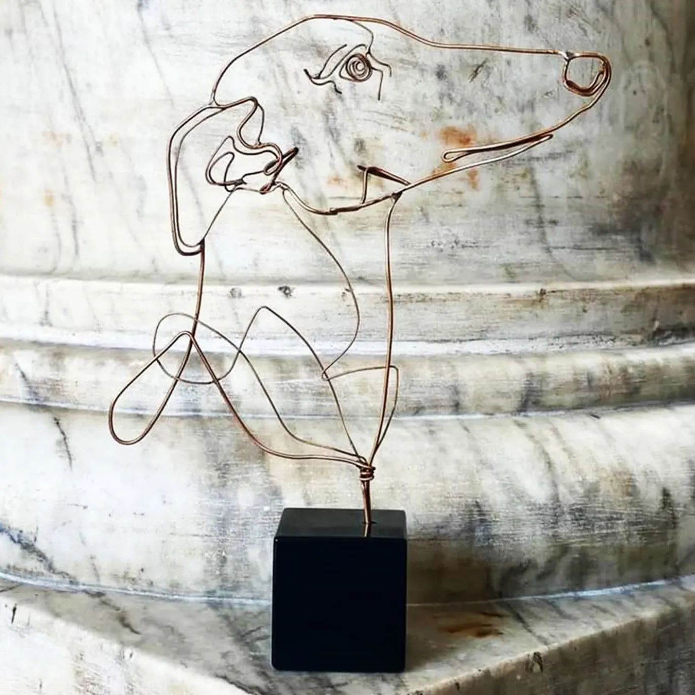 Statuetta Levrier