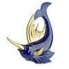 Statuetta Pesce Marlin in Porcellana Blu