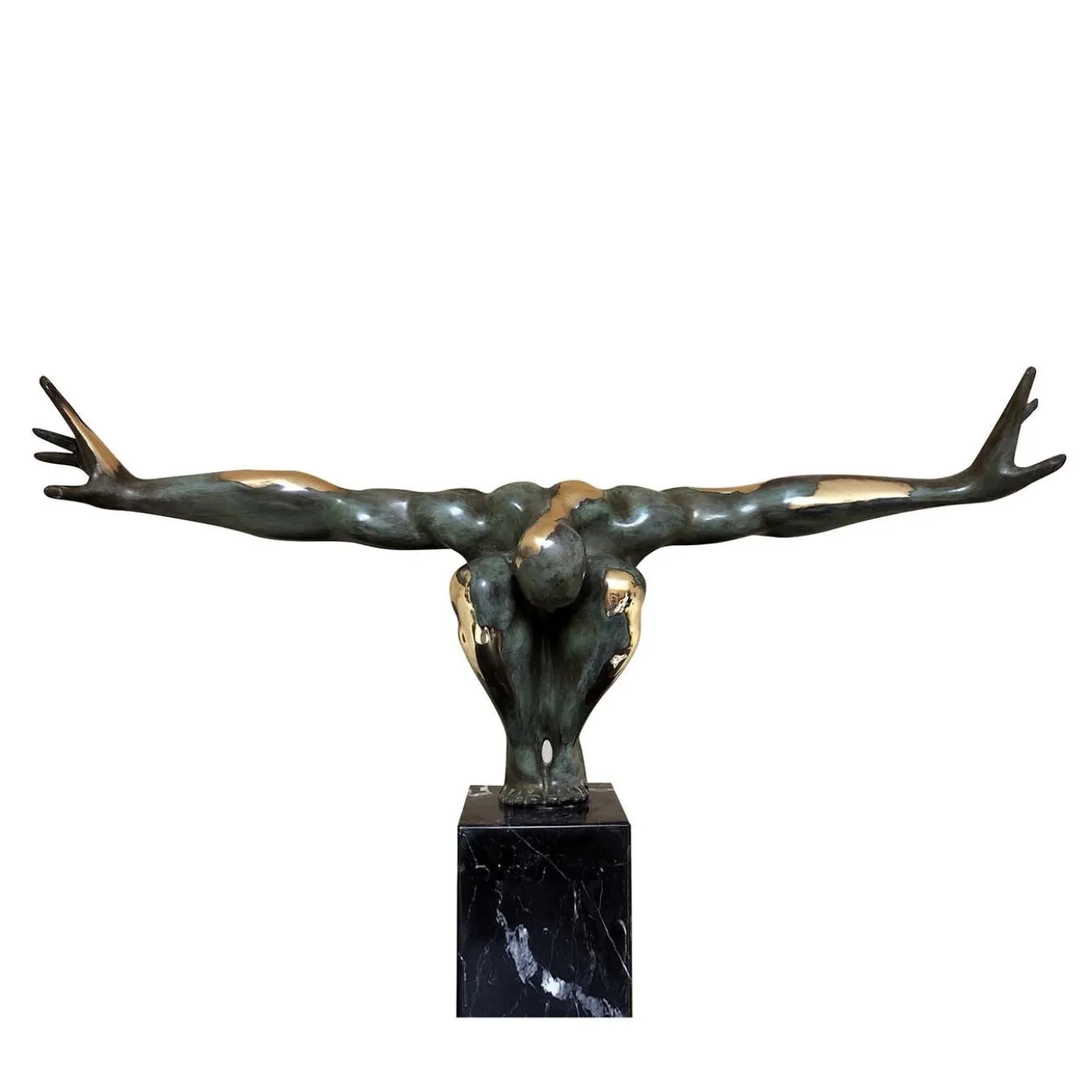 Statuetta Tuffatore in Bronzo