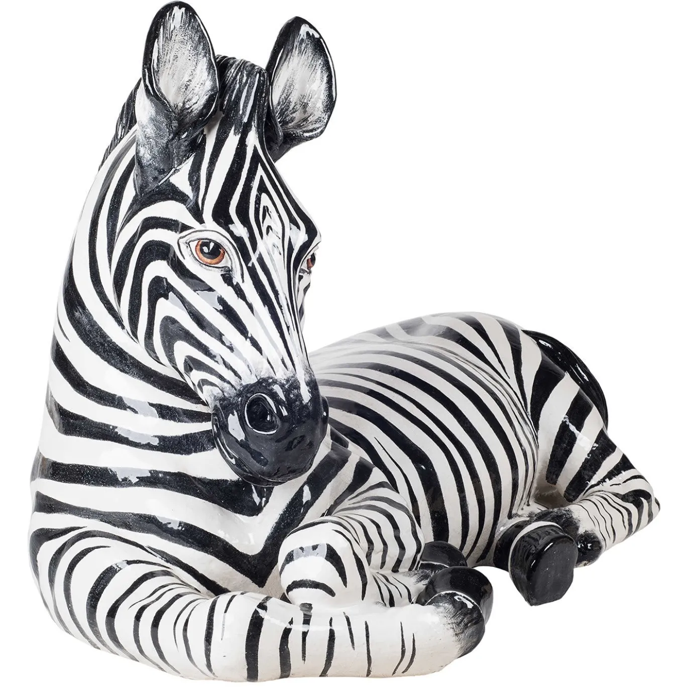 Statuetta Zebra in Ceramica