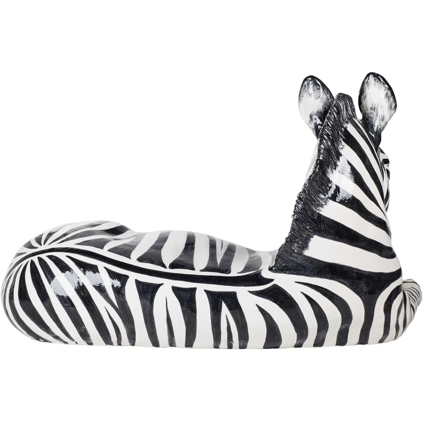 Statuetta Zebra in Ceramica