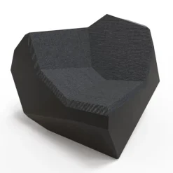 21st Century Poltrona Rolling Stone grigio scuro