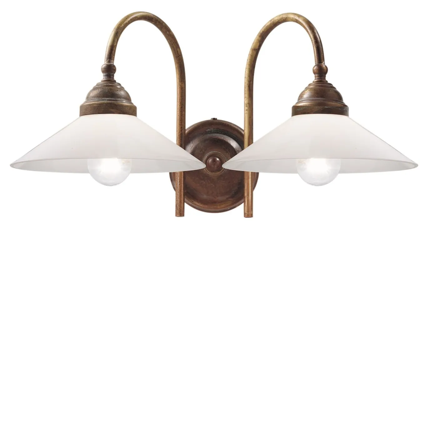 Tabià Lampada da parete a 2 luci