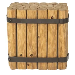 Taglialegna Comodino in legno e ferro