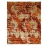 Tappeto Annodato a Mano Dreamy Desire Rosso Arancio e Rosso Arancio