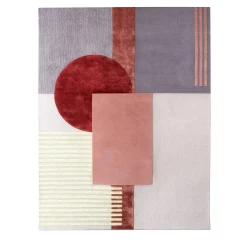 TAPPETO AROUND COLORS ROSA DI PAOLA PASTORINI