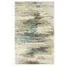 Tappeto Astral Voyage Antique White & Light Turquoise annodato a mano
