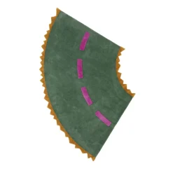 Tappeto Autostrada Verde e Viola Curva